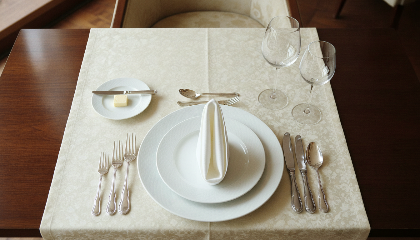 Tischmanieren beim ersten gehobenen Dinner meistern